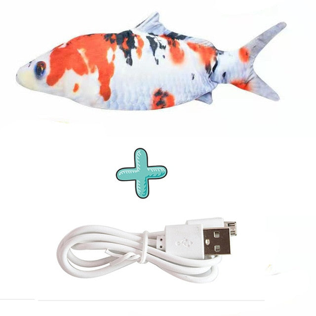 ZoomyPets Interactive Floppy Fish Cat Toy